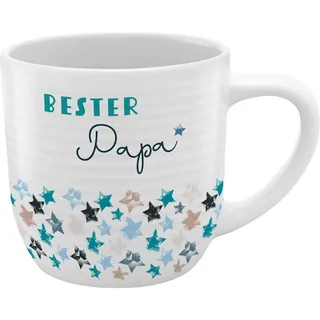 GRUSS & CO Tasse mit Rillen 0,4 l Mehrfarbig 2 St.