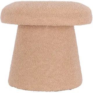 Well Home Pilzhocker 'Teddy', beige, Ø 43 x 38 cm