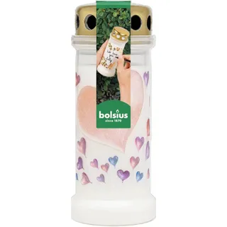 BOLSIUS Kerze mit Motiv | 3 Tage| 17cm| 12er Set