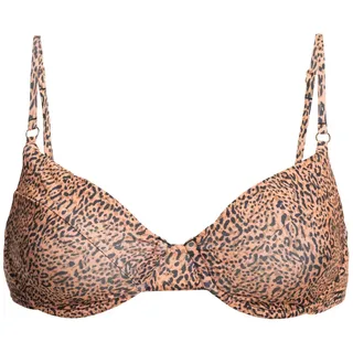 Bügel-Bikini-Top BILLABONG "Hidden Shore Morgan", Damen, Gr. S, Cup B, braun (toffee), Obermaterial:85% Microfaser, 15% Elasthan;, Bikini-Oberteile Bügel-Bikini-Top