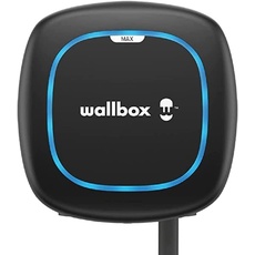 Wallbox Pulsar Max, Ladegerät für Elektrofahrzeuge (7.4 kW, Type 2, Wi-Fi, Bluetooth, OCPP, Innen/Außen, 7m, einfache Installation), Schwarz