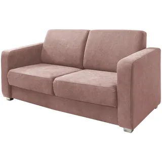 Livetastic Schlafsofa, Rosa, & 159x88x87 cm,