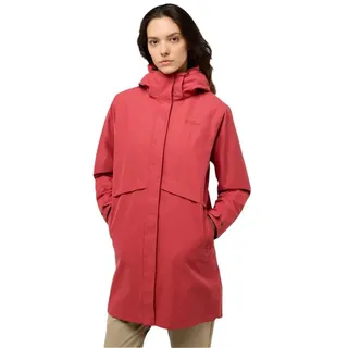 Jack Wolfskin Wintermantel Baylight 3in1 Coat (wasserdicht, winddicht) rot Damen