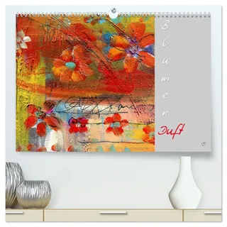 Blumenduft (hochwertiger Premium Wandkalender 2026 DIN A2 quer), Kunstdruck in Hochglanz: Blumenbilder im Shabby Chic Stil präsentiert Ihnen die Künstlerin ClaudiaG. (CALVENDO Kunst)