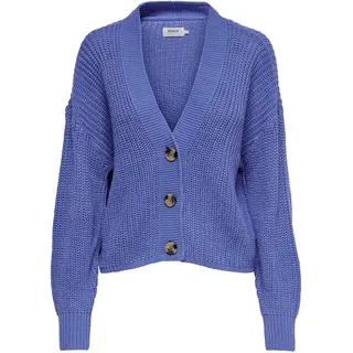 ONLY Damen Onlcarol Nice L/S Cardigan KNT Noos Strickjacke, Ultramarine, S