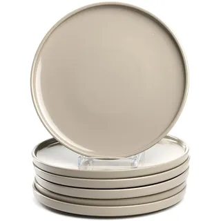 LEONARDO Speiseteller ROMA Ø 27 cm beige 6er Set
