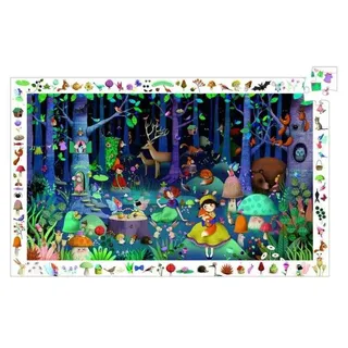 Djeco-Wimmelpuzzle: Der verwunschene Wald - 100 Teile
