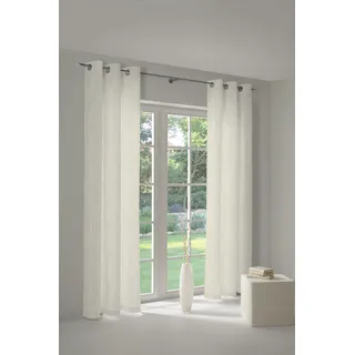 Vorhang WIRTH "RICCIA" Gr. 1, beige (creme, goldfarben), B:132cm H:150cm, Jacquard, Obermaterial: 75% Polyester, 25% Baumwolle, Gardinen, Vorhang