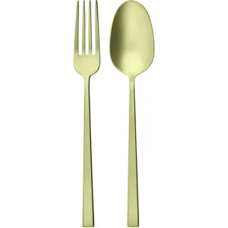 Sambonet Besteck Rock Antique Champagne Servierbesteck 2 tlg. - Beige