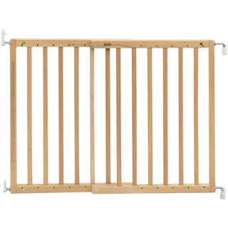 ABUS Treppenschutzgitter/Türschutzgitter JC9220 NIC 63-103,5 cm Buchenholz