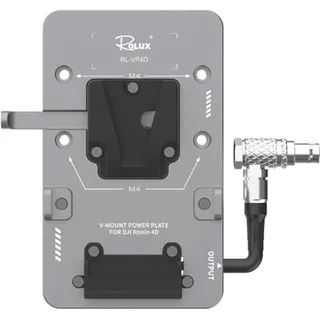 Rolux V-Mount Akkuhalter RL-VP4D für DJI Ronin 4D