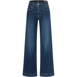 MAC Stretch-Jeans »RICH PALAZZO« Naht-Details an den Gesäßtaschen