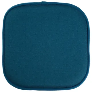 Novel Sitzkissen , Petrol , Textil , Abstraktes , Füllung: Schaumstoff,Schaumstoff , 40x40 cm , pflegeleicht, formstabil , Heimtextilien, Wohntextilien, Sitzkissen