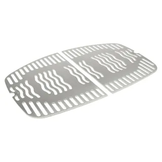Grillrost.com Das Original Grillrost Edelstahl Silber/Weiß