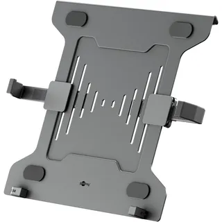 goobay Laptophalterung für Monitorarm 10–15,6 Zoll, bis 4,5 kg, VESA 100x100 – Basic – 70817
