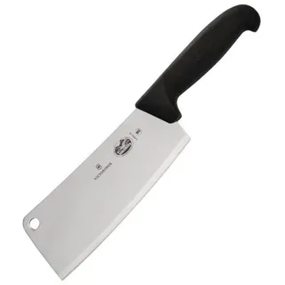 Victorinox Fibrox Hackmesser 18 cm Schwarz/Silber