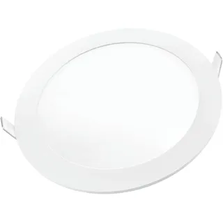 Brightium Beleuchten Sie Ihr Zuhause mit dem weißen LED-Downlight mit 18 W Leistung, bietet es ein helles Licht, das ideal ist, um Eleganz in jedem modernen und zeitgenössischen Raum zu betonen.