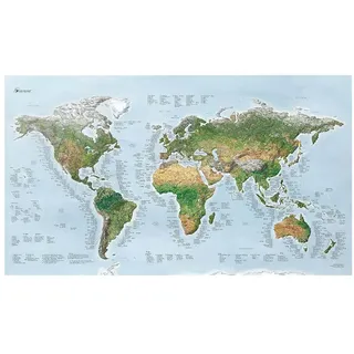 Awesome Maps Surftrip Green Edition Best Surf Beaches Of The World Green Edition Karte - One Size