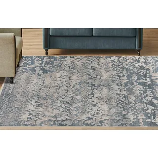 Kayoom Teppich »Milan 325« rechteckig 5 mm Höhe ca. 436.800 Points/qm, Kurzflorteppich, weiche Haptik, hochwertig Kayoom Grün B : cm 1 Stk.