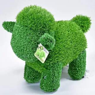 AniPlants, Grasfigur, Schaf stehend, Gartendeko, 33cm