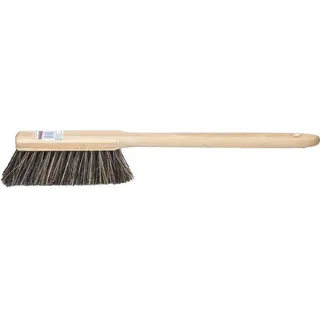 4-reihiger Holzbesen, unlackiert, verlängerter Stiel 50cm