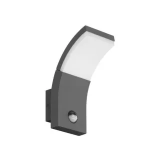 Brumberg 65111103 LED-Wandanbauleuchte 230 V AC, 50 Hz, 6 W, 3.000 K, graphit struktur, IP54, sch