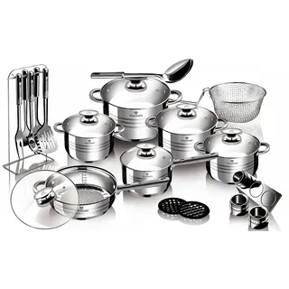 BLAUMANN Edelstahl-Kochgeschirr-Set 27-teilig Jumbo Gourmet Line BL-3134