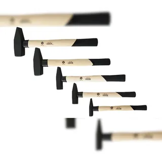 Vago-Tools Schlosserhammer Hammer Hämmer 100/200/300/800/1000g Set 5tlg Hammerset
