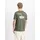 Back Print Kurzarm-t-shirt Dark Olive L