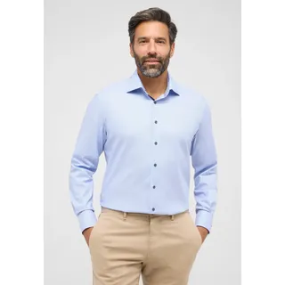 Eterna Langarmhemd »COMFORT FIT«, NON IRON (bügelfrei), blau