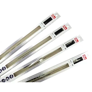 Prym 190414 Jackenstricknadeln Ergonomics 40 cm 12,00 mm, Alabasterweiß