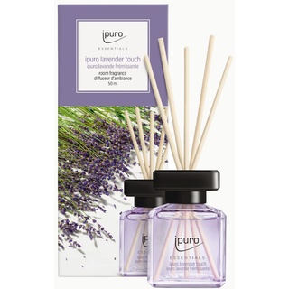 ipuro - erfrischender lavender touch Raumduft - dezenter Raumerfrischer mit besinnlichen Lavendel Noten - stilvoller Lufterfrischer in der Wohnung für ein puristisches Dufterlebnis 50 ml