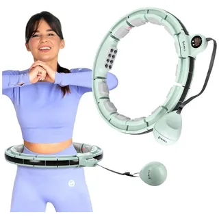 HMS Hhm13 Hula Hoop Grün Mit Gewicht + Zähler Hms
