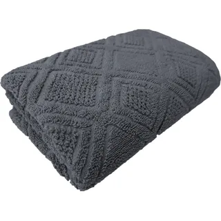 framsohn frottier Mosaik Handtuchset 2-tlg. grau