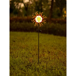 Northpoint LED Solar Gartenstab Solarstecker Außenbereich mit Dämmerungssensor Sonne