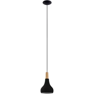 EGLO Sabinar 1-flg. 18 cm rund Schwarz/Braun