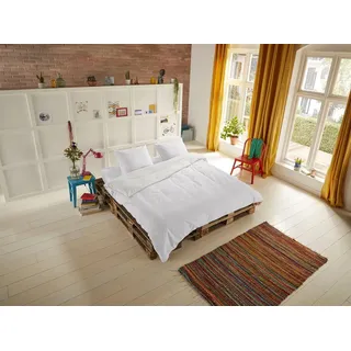 Muller Textiles Uni weiß 135 x 200 + 80 x 80 cm