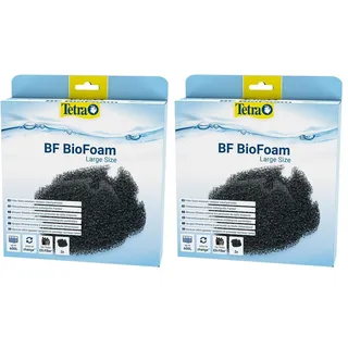 Tetra BF BioFoam Large - Biologischer Filterschwamm für die Tetra Aquarium Außenfilter EX 1200 Plus und 1500 Plus (Packung mit 2)