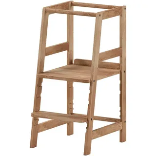 Vipack Kinderstuhl Lernturm Eiche massiv beige