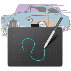 Wacom One M Stifttablett inkl. batterielosem EMR-Stift, Bluetooth-Verbindung, für Windows, Mac, Chromebook und Android – perfekt für kreative Einsteiger, digitales Zeichnen