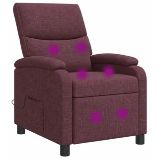 vidaXL Massage Relaxsessel Lila Stoff - Lila