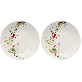 Rosenthal Brillance Fleurs Sauvages Suppenteller 21 cm (Packung mit 2)