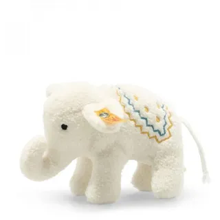 Steiff Kuscheltier Elefäntle 10 cm Weiß