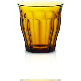 Duralex Picardie Tumbler, bernsteinfarben, 6 Stück, (6 x 25cl)