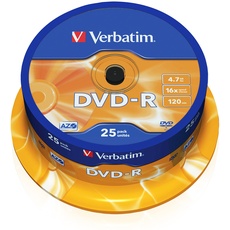 Bild von DVD-R 4,7GB 16x 25er Spindel (43522)