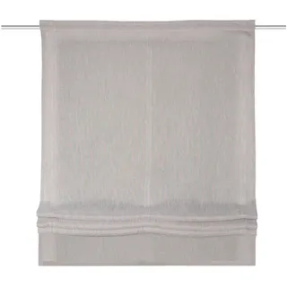 HOME WOHNIDEEN Raffrollo TIRIAN 120 x 140 cm grau