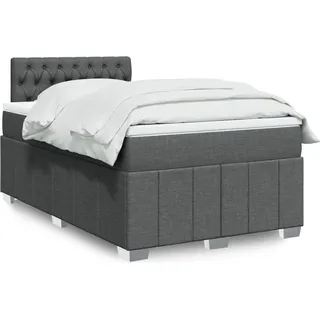 Eleganten-Stil Boxspringbett mit Matratze Dunkelgrau 120x200 cm Stoff,80,65 Kg cloris1594130 - Grau