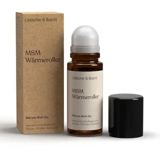 Liebscher & Bracht Original MSM Wärmeroller – 50ml Wärme Roll-On lockert Verspannungen in Nacken, Schultern & Rücken dank wohltuender Wärme – ideale Entspannung für unterwegs – Made in Germany