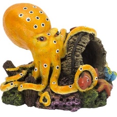 4FISH Octopus with barrel 11.5x8.7x8.7 cm