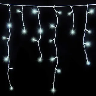 Gartenpirat LED-Lichterkette Eisregen 4,2 m Kaltweiß